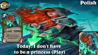 Brave Hunter card sounds in 12 languages -Hearthstone✔