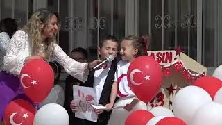 23 Nisan Ulusal Egemenlik ve Çocuk Bayramı Töreni, Şehit Serkan Dökmeci İlkokulu, Kıbrıs Köyü, Mamak
