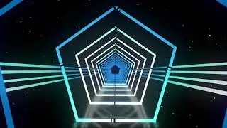 4K Abstract Sci-Fi Tunnel VJ Motion Background || Neon Light Tunnel Free VJ Loops || 4K VJ Loops