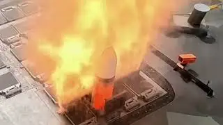 HNLMS De Ruyter firing a tomahawk missile