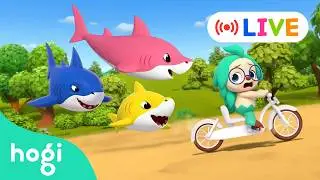 LIVE🔴 Learn Colors with Shark Family | Baby Shark Doo Doo Doo | Colors for Kids | Hogi Pinkfong