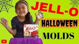 HALLOWEEN JELLO ART CHALLENGE W/InspiredKidsTv fun kids
