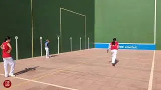 Partida de Front&oacute; Justo Ballester Meliana A - Almenara A Semifinal Front&oacute; Parelles Femen&iacute;