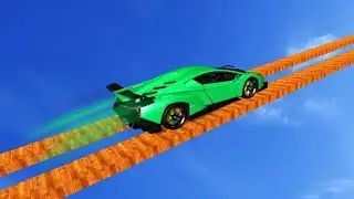 Longest Tightrope Mega Ramp Car Racing Stunts Game - Cars Racing Games Download - Car Racing Games