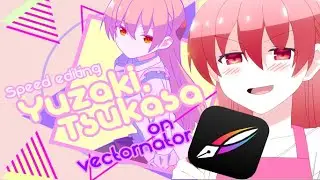 Yuzaki, Tsukasa Vector wallpaper on Vectornator