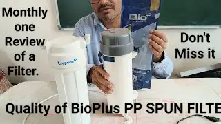 Quality of BioPlus PP SPUN filter. #filter #rowaterfilter #truthandhonestyy
