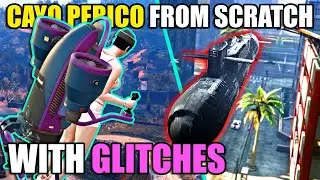 Playing Solo Cayo Perico With Kosatka And Thruster Glitch! | GTA 5 Online The Cayo Perico Heist