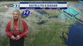 Quiet weather for Christmas Eve
