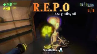 I think we are all crazy #repogame #repo #shesthatluna #gaming #goofingoff