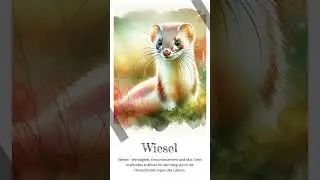 🐾 Wiesel Krafttier: Meistere Herausforderungen mit WENDIGKEIT & MUT! 💪✨