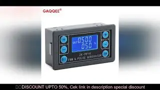 ZK-PP1K Dual Mode Signal Generator LCD PWM 1-Channel 1Hz-150KHz PWM Pulse Frequency Duty Cycle Adjus