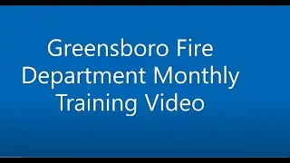June Training Video - Water Supply / No Hydrants