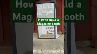 How to build a Magazine Booth #event #props #magazine #displaystand #custombooth #prayer #artistan
