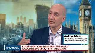 U.K.'s Adonis Sees Youth Voting Stay in Second Brexit Referendum