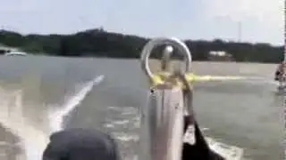 Landing a tantrum behind whaler