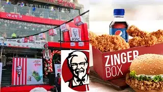 KFC  Khulna | খুলনার কেএফসি | Restaurant Food Review | My Food Experience | KFC Food Menu - Interior
