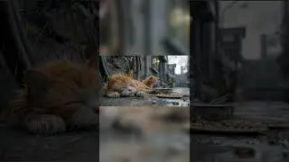 Kucing Tertinggal di Gang, Matanya Berbicara Tentang Kesedihan 😢