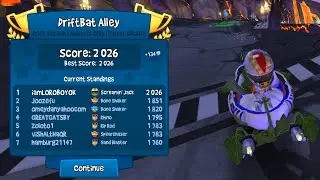 DriftBat Alley🦇 Screamin' Jack - Rez💥 / Invader X - El Zipo🔥 Gold Crate🏆🥇 #beachbuggyracing2 #bbr2