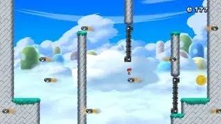 New Super Mario Bros. U -- The Trial of Bullet Bill Hill (Gold Medal)