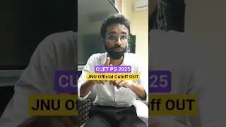 CUET PG 2025 JNU Official Cutoff Out #cuetpg2025