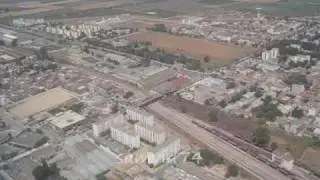 Landing in Algiers Algeria Airport Houari Boumediene, Sky View of Zeralda,  All Algiers, Rouiba