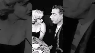 Marilyn Monroe and Joe DiMaggio at Jackie Gleason's birthday party Feb 26 1955 #shorts #photos