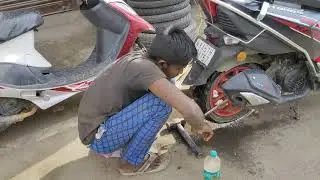 wheel net slipe hogaya 😴 | how tu remove weel net car bike truck #viral #like #trending #ytshorts