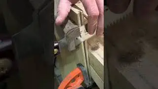 Nice and flush with this small Japanese saw #woodworking #handtools #wood #japan