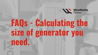 Generator Hire - How to calculate the generator size I need?