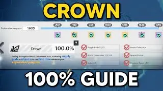 CROWN: 100% Exploration in Tower of Fantasy (Supply Pods, World Explorations, Scenic Points)