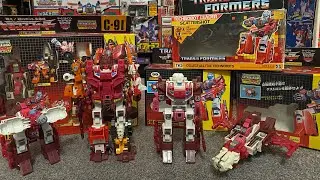 Transformers generation one complete scattershot collection. G1 vintage combiner takara gig variant
