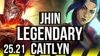 JHIN & Ziggs vs CAITLYN & Lux (ADC) | 14/1/9, Legendary | KR Diamond | 25.21