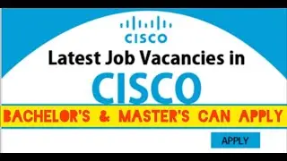 Cisco Recruitment 2020 | Offcampus Drive | Cisco Hiring Freshers | edu vaani
