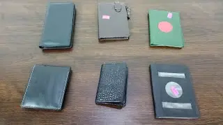 Leather Passport Cover !! Card Holder With Money Bag!!
