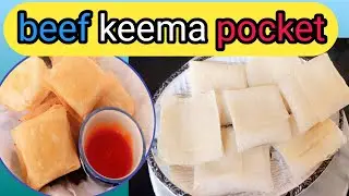 Mutton Kheema Pocket |Kheema RecipeMutton Keema |PocketRecipe|EasyRecipe BreadPocket |Kids Snack