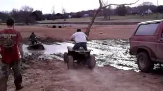 Girl gets covered in mud