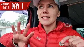 Vanlife morning chores before chasing waves in Portugal | VLOGMAS 2021 DAY 1