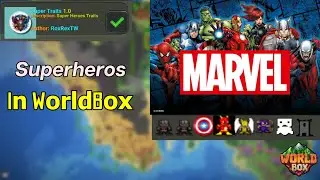 Superheroes In WorldBox|| Super Traits Mod Review.