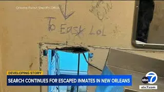 New Orleans inmates wrote &ldquo;too easy&rdquo; over hole they reportedly used to escape