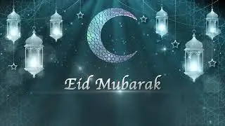 Eid Mubarak Royalty Free Background || No Copyright Eid Mubarak Video || Eid Mubarak intro Video
