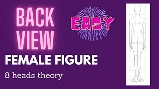 PART-1 Back view Female figure 8head full easy method🙀