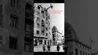 WWII Plane Crashes on Rooftops Unexpected Impact #ww2 #youtubeshorts