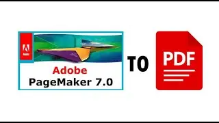 How to convert PageMaker file to PDF