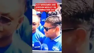 TEAM MOHAMED FACES A BARRAGE OF QUESTIONS FROM THE MEDIA