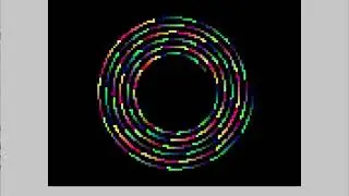 ZEsarUX emulator - Spectrum Next lores mode example