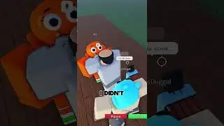 Gumball and Darwin give me a forced haircut?  #roblox #robloxgamer #robloxfunny