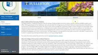 CSU Application: Program Materials