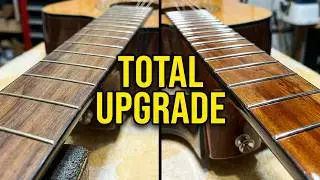 How to Refret a Guitar (Ibanez GA6CE-AM)