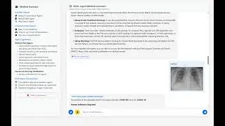 AI chatbot using multiple agents to support medical diagnosis and patient interactions.