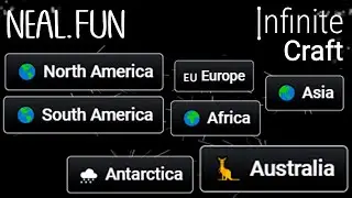 How to Get All Continent in Infinite Craft | Make All Continent in Infinite Craft